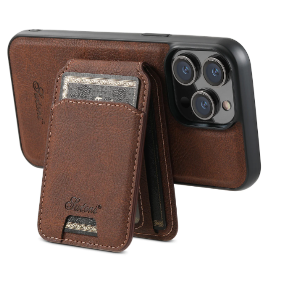 Case Cuero MagSafe + Tarjetero
