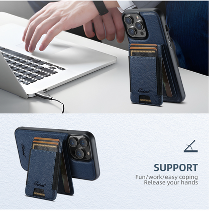 Case Cuero MagSafe + Tarjetero