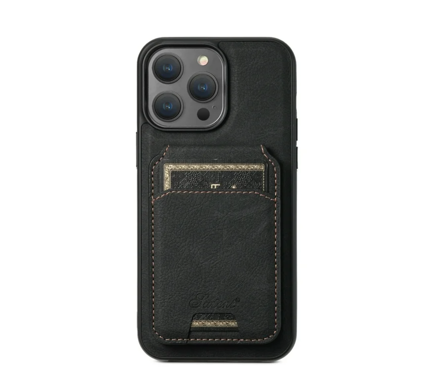 Case Cuero MagSafe + Tarjetero