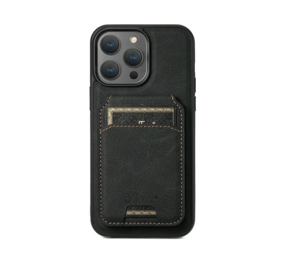 Case Cuero MagSafe + Tarjetero