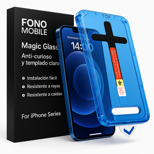 Magic Glass autocolocante para iPhone