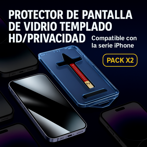 Magic Glass autocolocante para iPhone