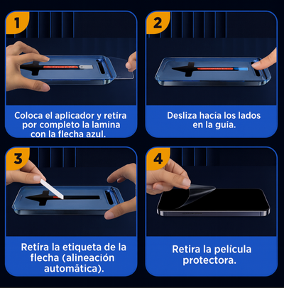 Magic Glass autocolocante para iPhone