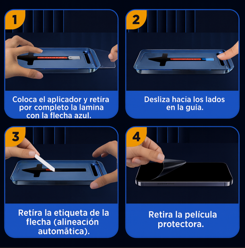 Magic Glass autocolocante para iPhone