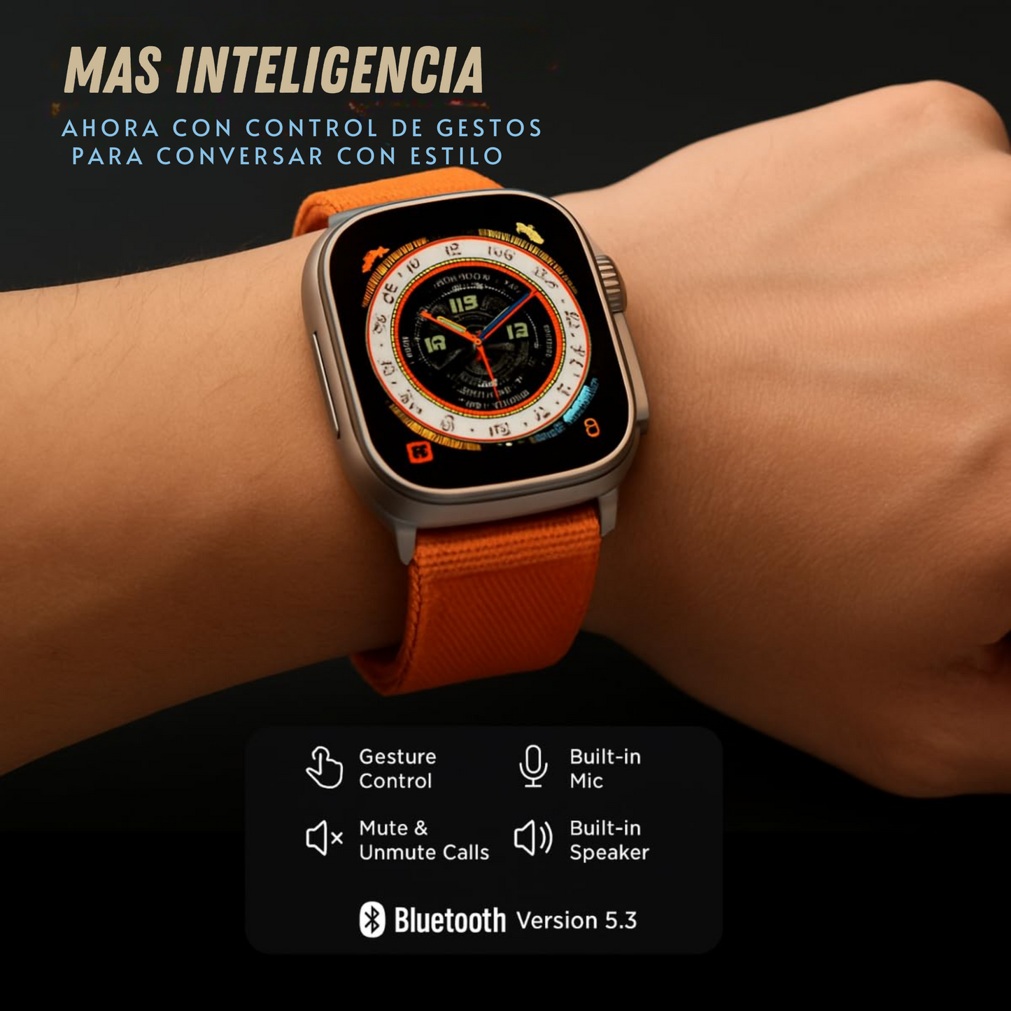 Smart Watch Ultra (7 Mallas de regalo)
