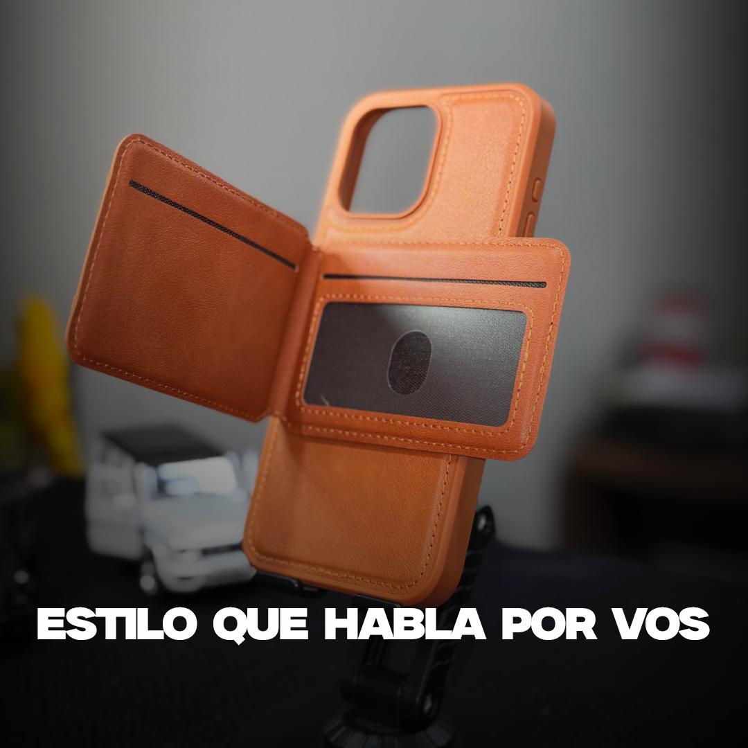Case Cuero MagSafe + Tarjetero