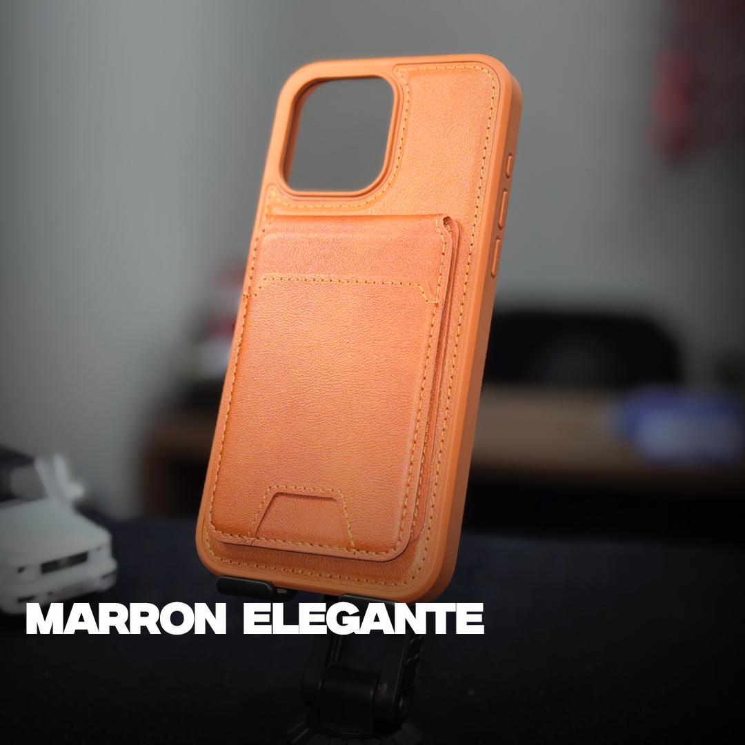 Case Cuero MagSafe + Tarjetero